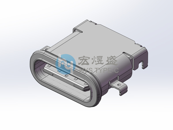 防水24P母座板上四脚插板 沉板1.06mm DIP+SMT 9.85L