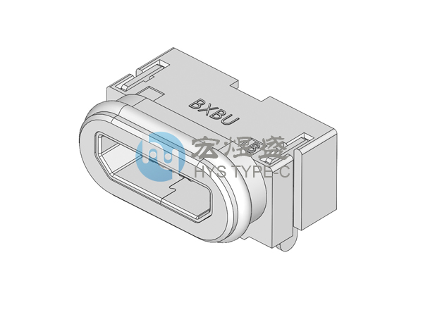 防水MICRO USB板上四脚插板SMT 带柱 7.0L IPX7