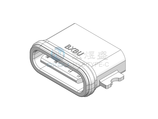 Type-c 防水8P 两脚贴片SMT 沉板0.78m 6.7L IP66